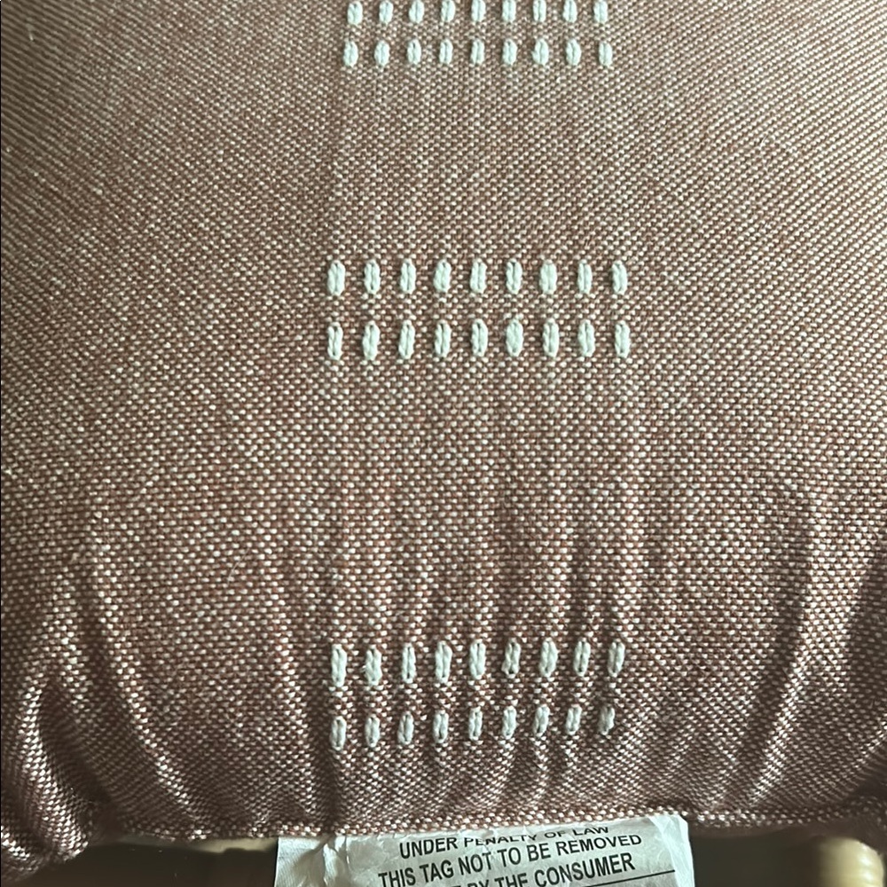 Hearth & Hand Decorative Pillow in Rust and White - Picture 4 of 9